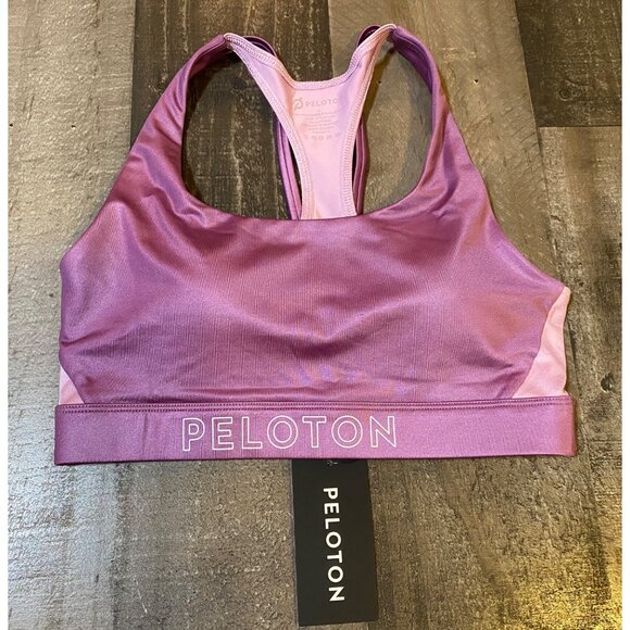 NWT PELOTON SPORT BRA NO LIMITS PURPLE WOMENS SIZE SMALL ACTIVEWEAR - Picture 2 of 8